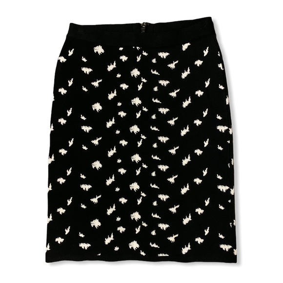 Pink Tartan black white stretchable pencil skirt S - Picture 2 of 9